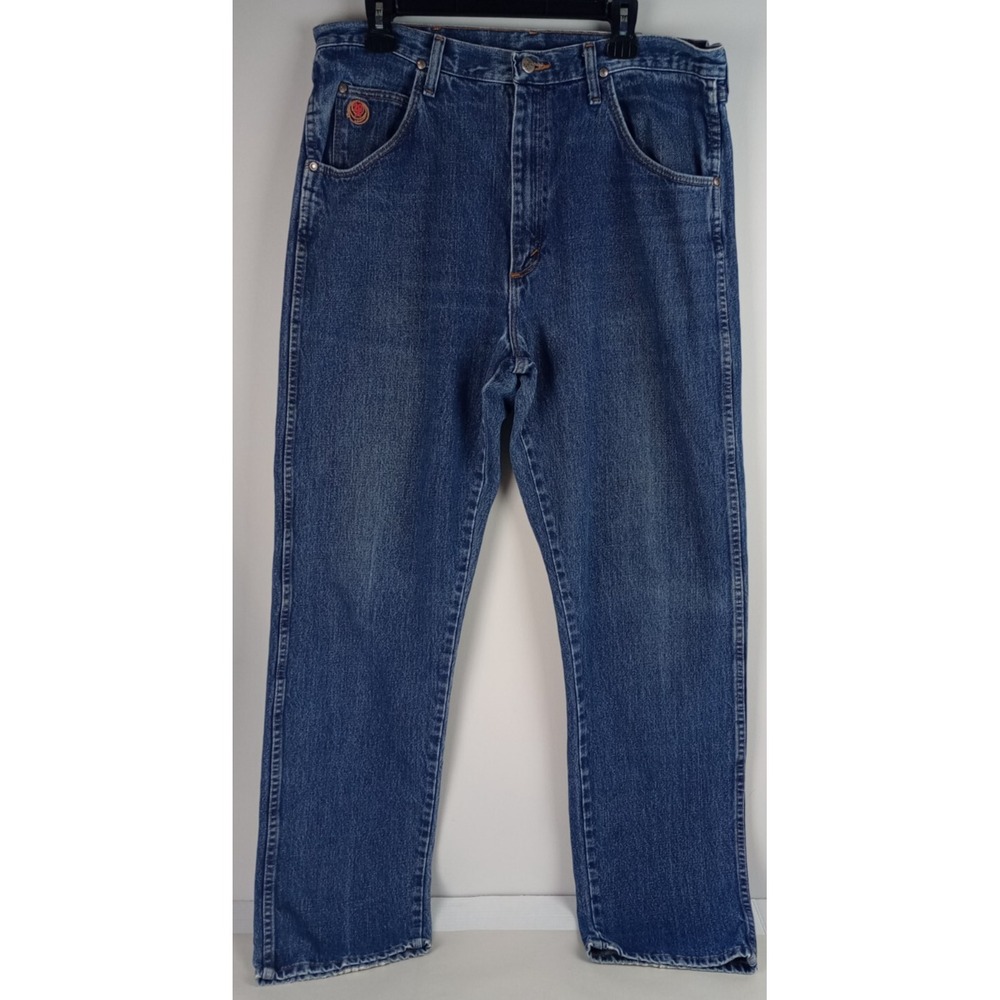Wrangler Twenty X Men's 36x34 Relaxed Fit Dark Denim Jeans‎
